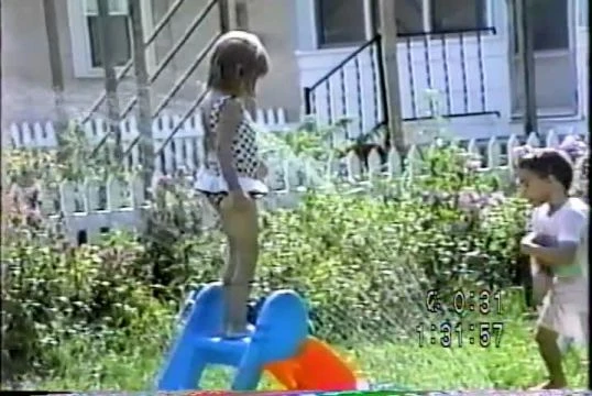 Emily & Brian in Backyard